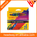 24pcs wax crayons